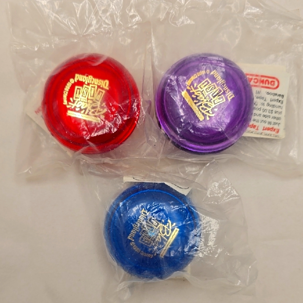 3 Blast From The Past 1988 Disneyland Yoyos